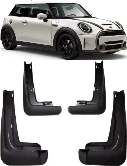 4 x Splash Guards Mud Flaps Fender for Mini Cooper JCW (2015–2024)