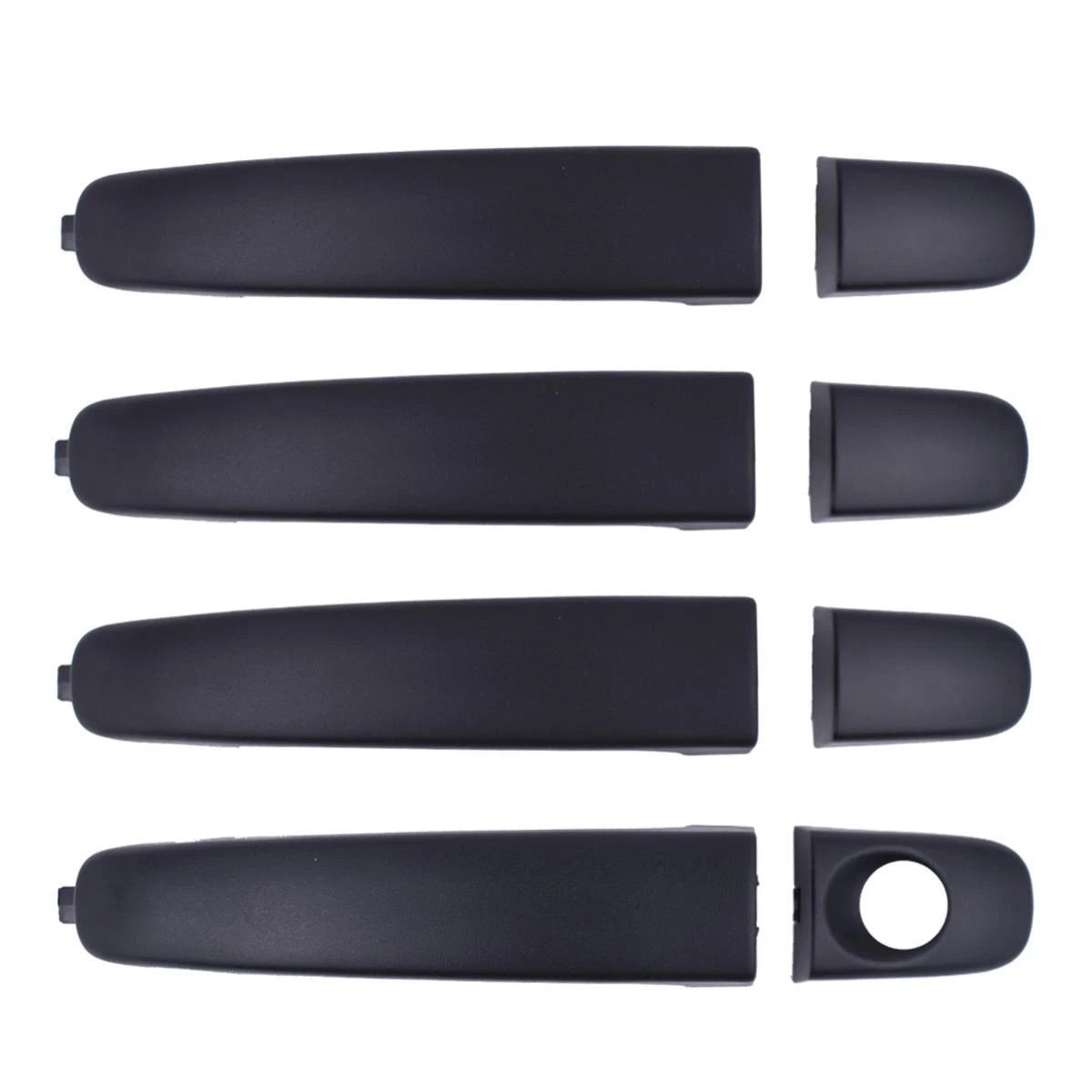 Outer Door Handle Matte Black Set 4 Fits Ford Ranger Mazda BT-50 Pro 2012-18 D06