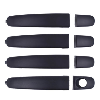 Outer Door Handle Matte Black Set 4 Fits Ford Ranger Mazda BT-50 Pro 2012-18 D06