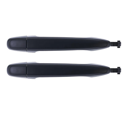 Outer Door Handle Set of 2 for Toyota Camry (2006-2011) Black Rear Left & Right