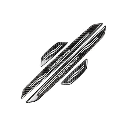 Carbon Fiber Door Sill Plate Foot Scuff Pedal Fit For BMW F30 Series 3 2013-2018