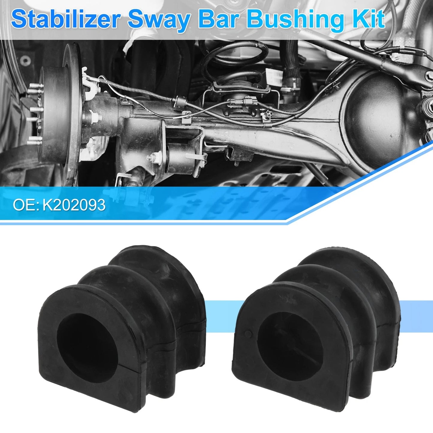 Stabilizer Sway Bar Bushings for Nissan Frontier (2005-2021) Black