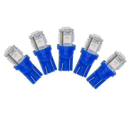 5 x Blue LED Dash Cluster Light Bulbs for Ford Bronco F150 F250 F350