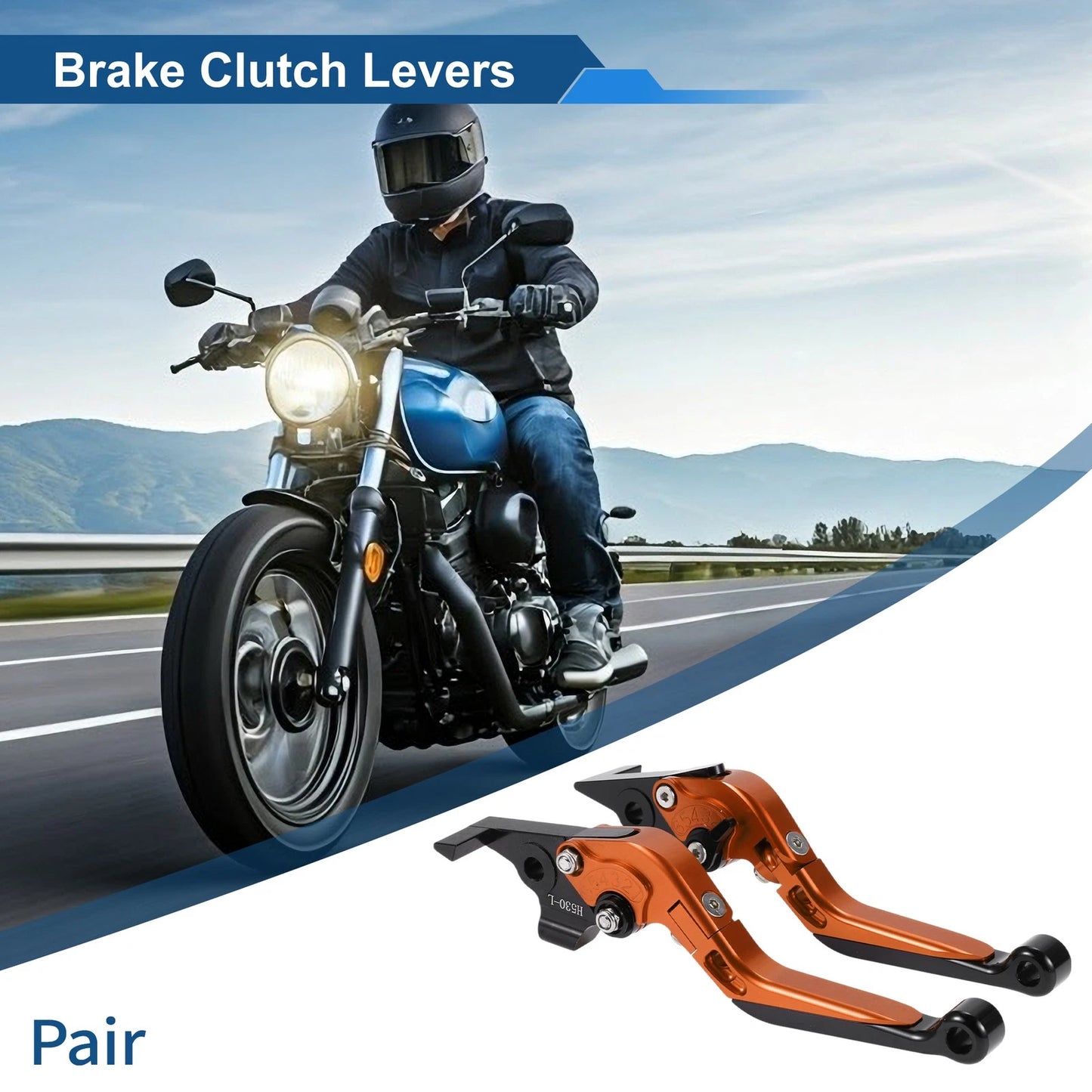 Lever / Adjustable Short-Long Brake Clutch Lever for Yamaha TMAX560 (2019–2020)
