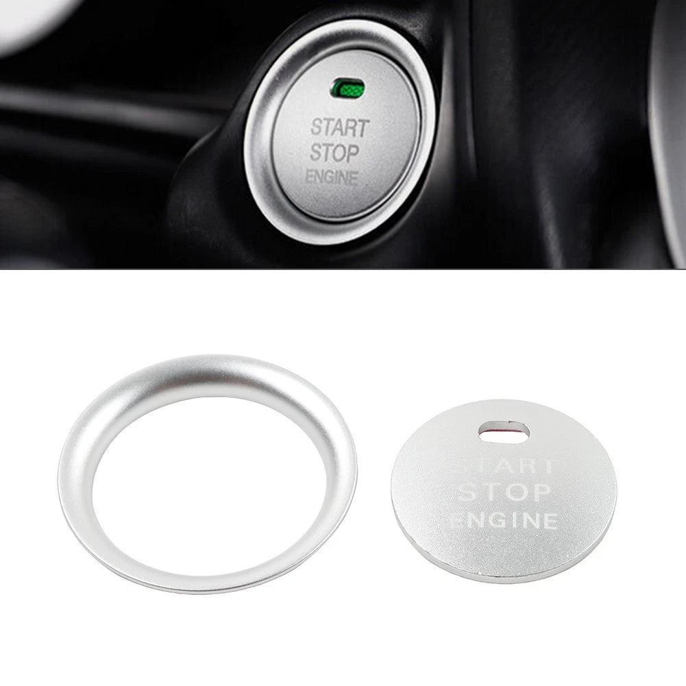 Silver Engine Start Push Button Cover Ring Trim for Mazda 3 6 CX-5 (2004-2023)