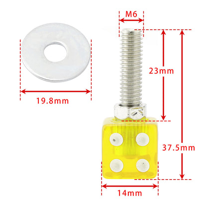 4 x License Plate Bolts for Chopper Motorcycle