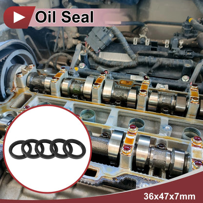 Rotary Shaft Seal 36x47x7mm Oil Seal Nitrile 70D Rubber 5 Pcs for MakeModel
