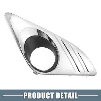 Left Fog Light Grille Cover for Toyota Camry LE Silver Tone (2018-2023)