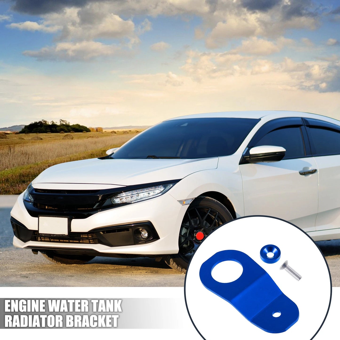 Aluminum Alloy Engine Water Tank Radiator Bracket for Honda Civic