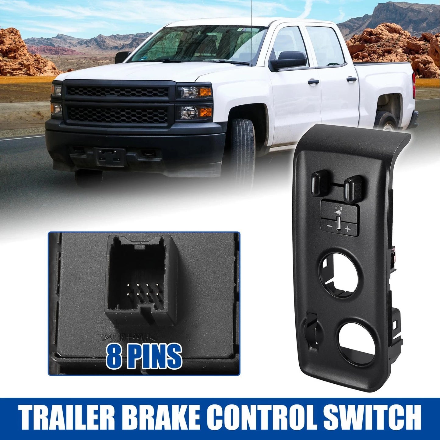 Car Trailer Brake Controller Switch for Chevy Silverado 1500