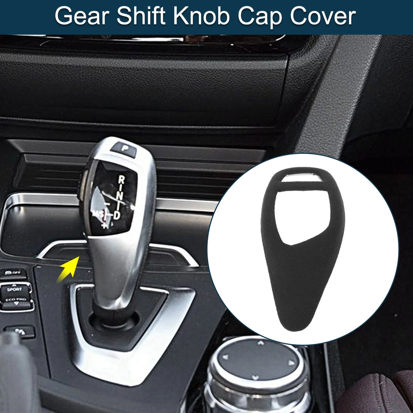 Gear Shift Knob Cap Cover for BMW 3 4 Series F30 F31 F32 F36 (2013-2019)