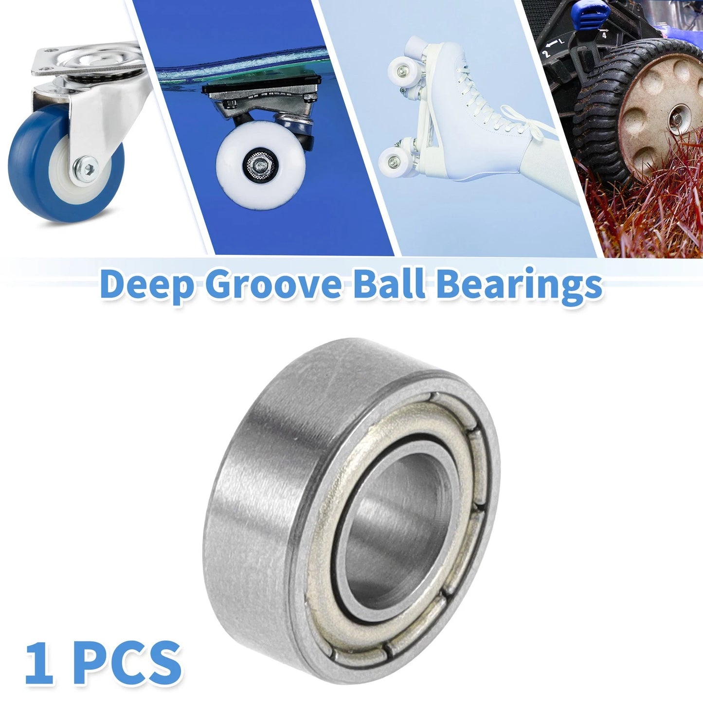 1150ZZ / 5x11x4mm / Deep Groove Ball Bearings for Scooter Skateboard Wheel