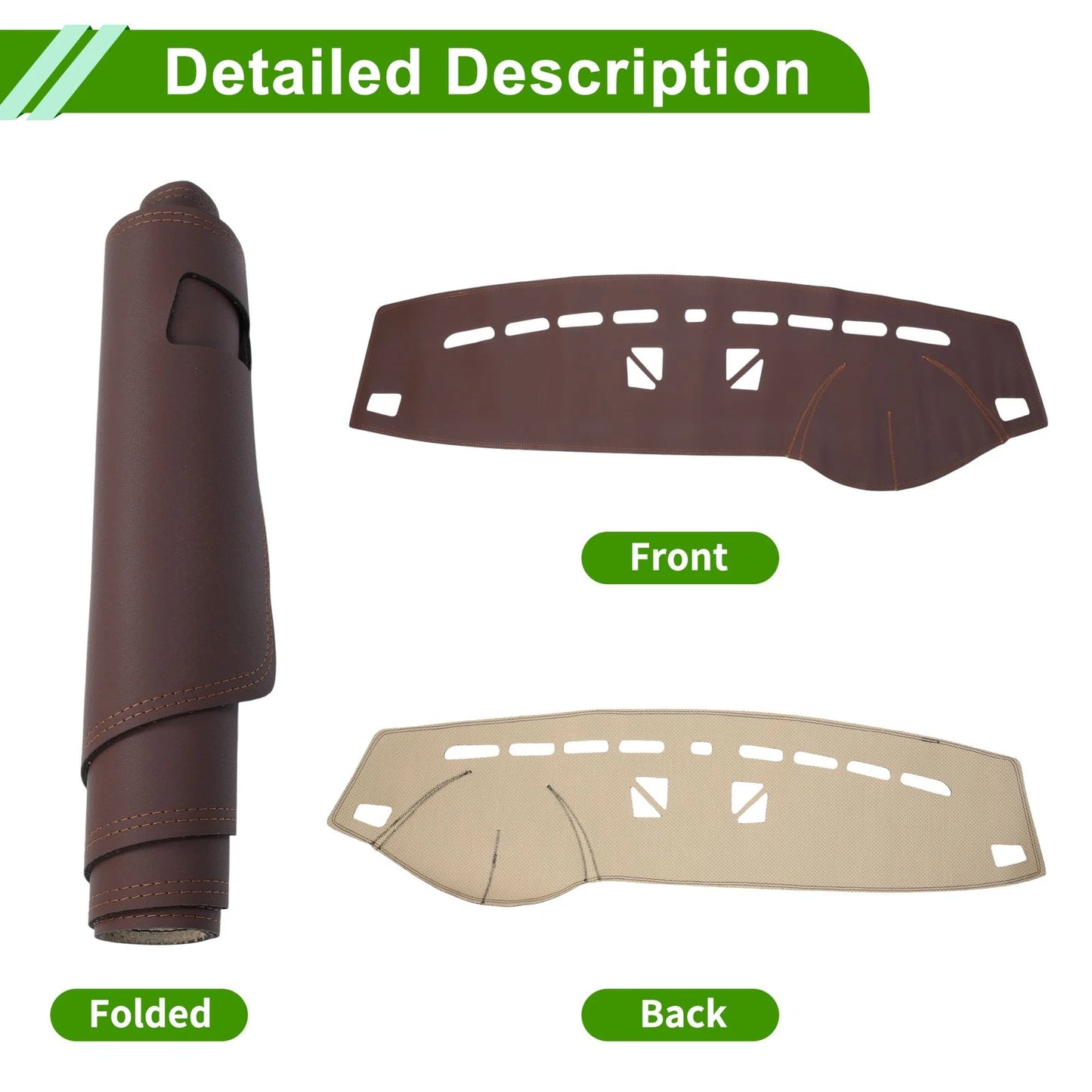 Dashboard Cover Mat for BMW M3 (2009-2013) - Brown
