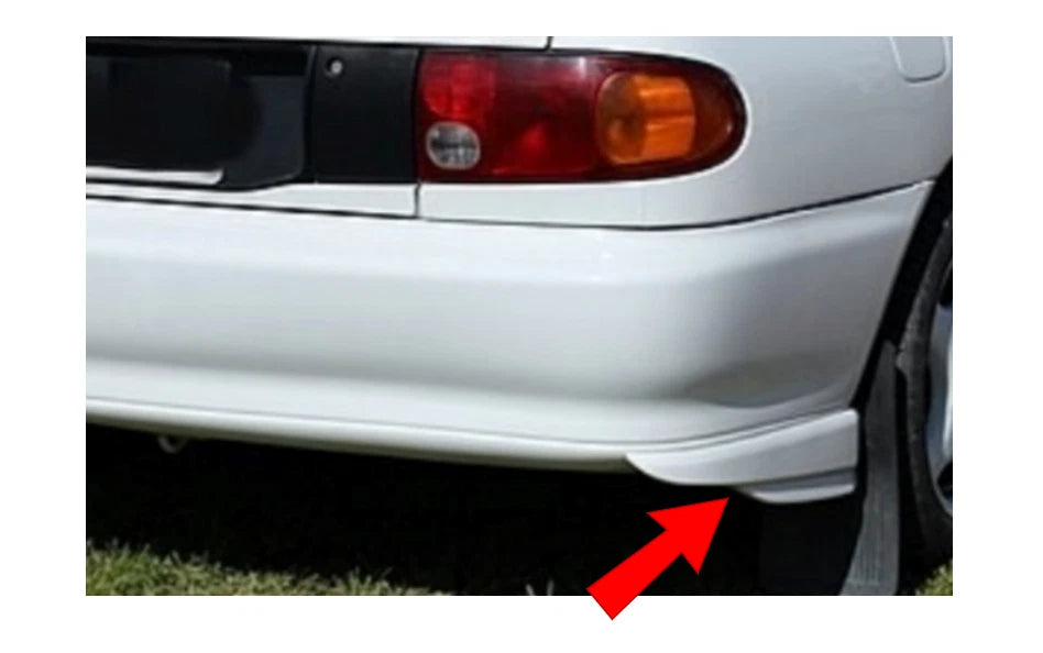 FRP Rear Bumper Side Skirts for Mitsubishi Lancer Evo 1-3 (1992-1995)