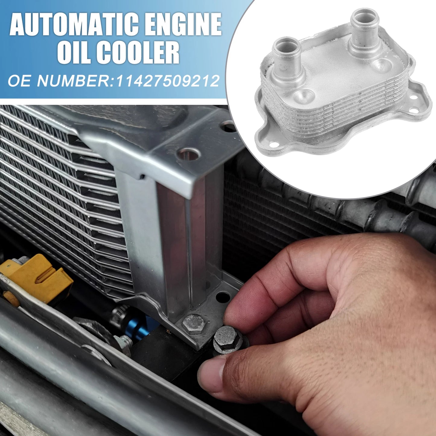 Engine Oil Cooler for Mini Cooper 2002-2008 Aluminum