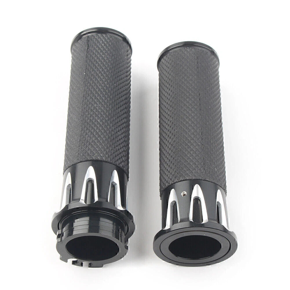 1'' Handle Bar Hand Grip for Harley Touring, Street Glide, Softail, Dyna