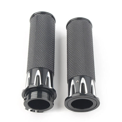 1'' Handle Bar Hand Grip for Harley Touring, Street Glide, Softail, Dyna