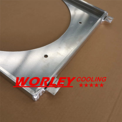 Aluminum Shroud for Ford Fairlane, Mustang (1963-1969, 1967-1969)