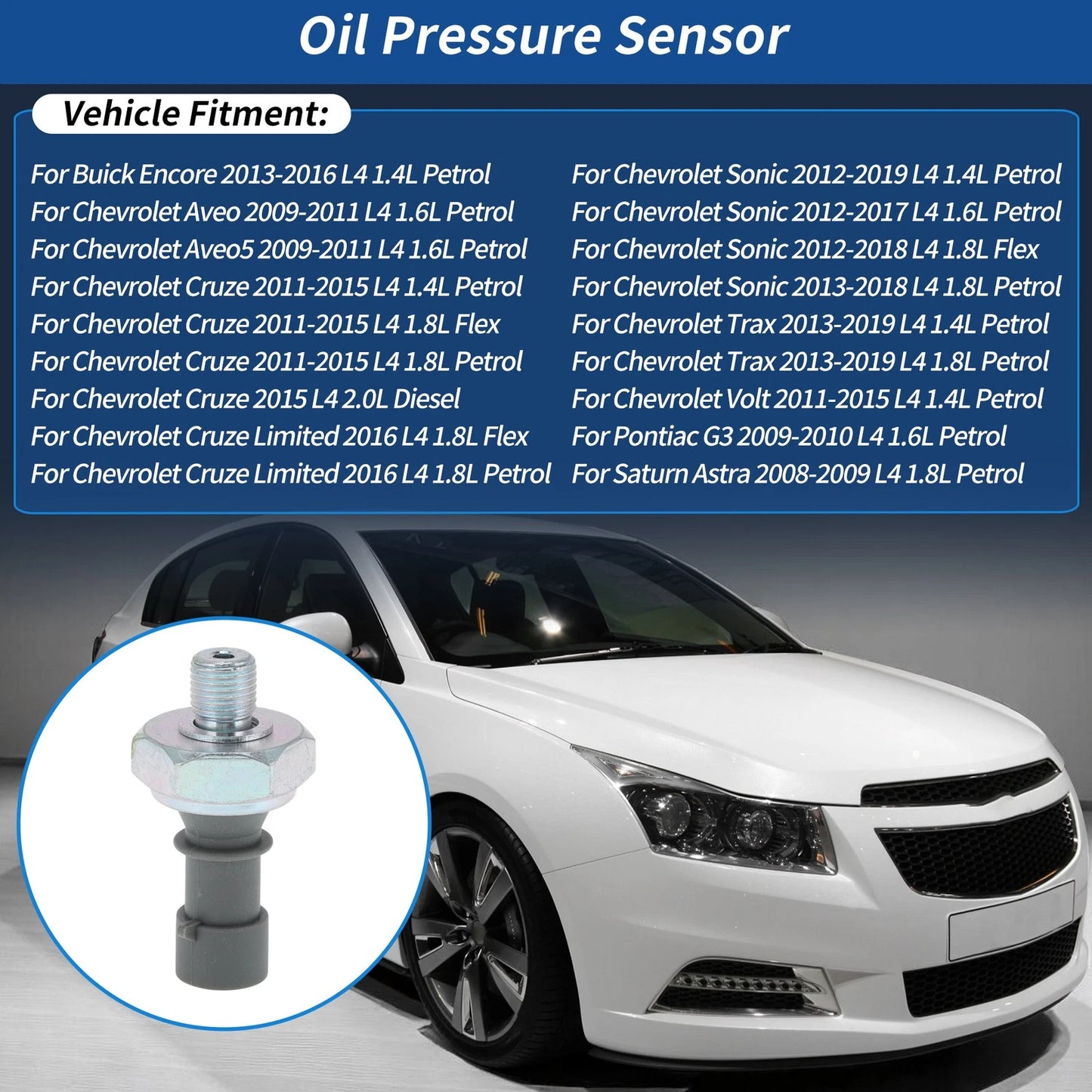 Oil Pressure Sensor Buick Encore / Chevy Cruze 1.4L/1.6L/1.8L