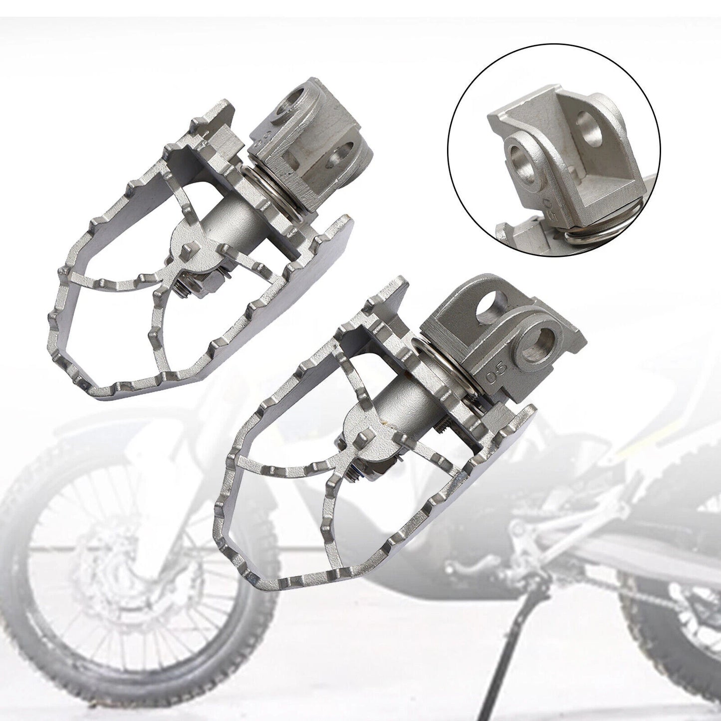 Footrests Front Foot Pegs for Husqvarna 701 Enduro, Norden 901 (2016-2023)