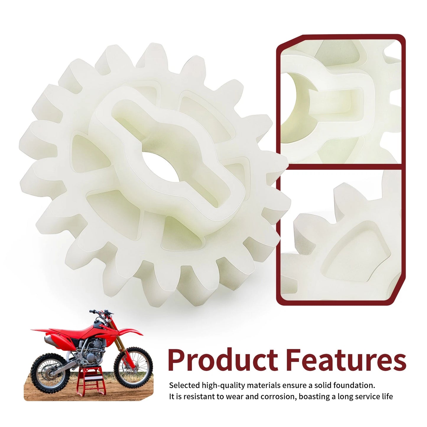 Oil Pump Driven Gear for Honda CRF250R 2004-2009/CRF250X 2004-2017