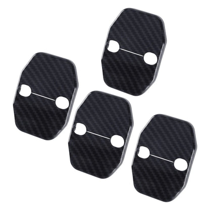 Carbon Fiber Door Lock Protector Cover for Dodge Charger, Ram 1500 (2011-2023)