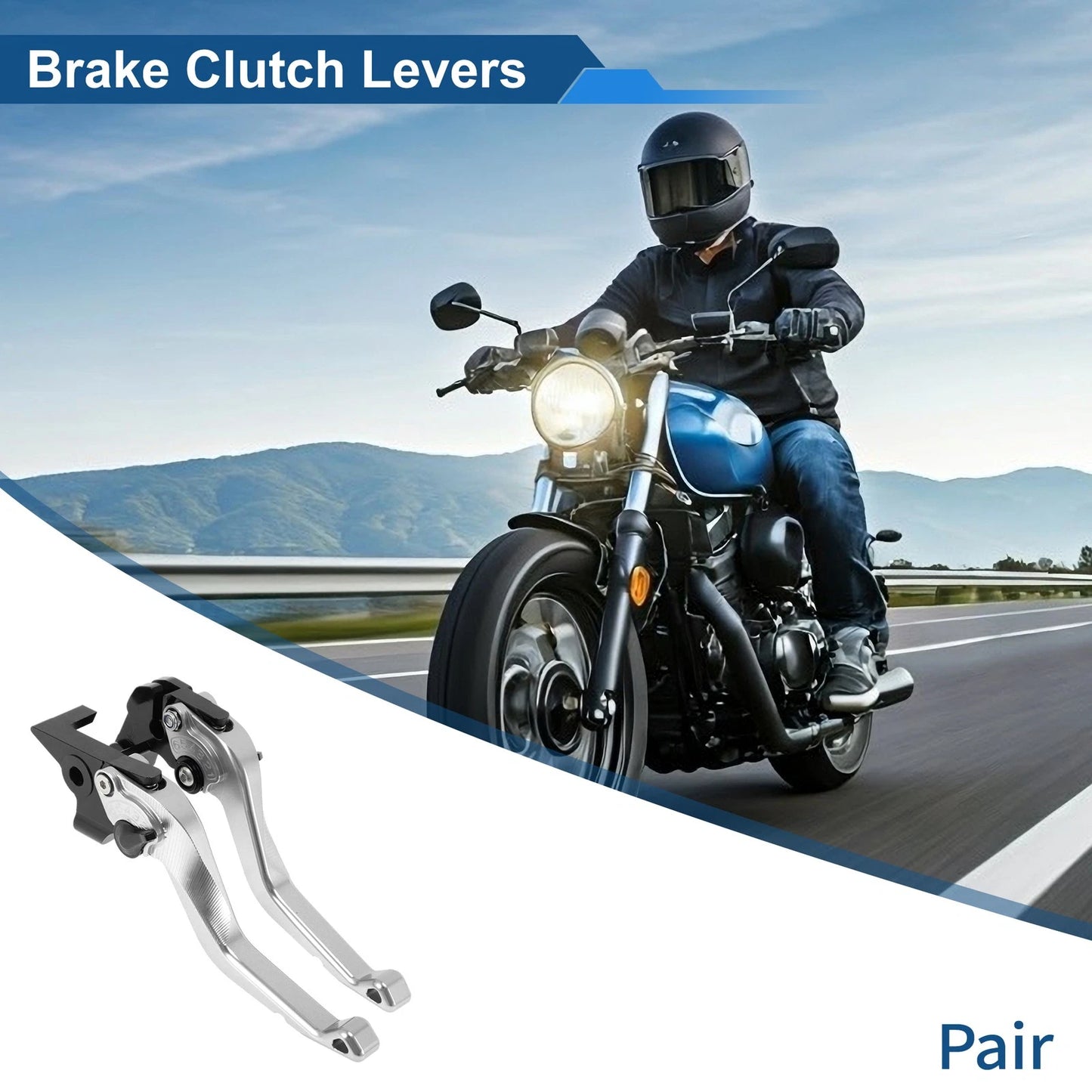 Brake Clutch Levers 1 Pair for Yamaha Tenere 700 (2019–2025)