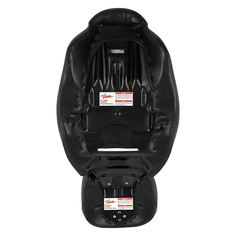 Black Driver Passenger Seat for Harley CVO Street Electra Glide (2009-2023)