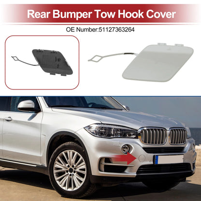 Rear Tow Hook Cover for BMW 428i (2014-2016) - White 1 Pcs