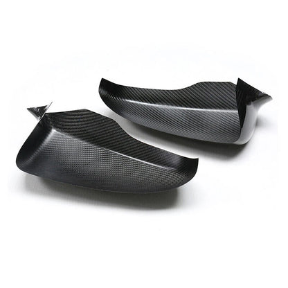 100% Carbon Fiber Add-on Side Mirror Caps Trim For BMW M5 F10 2012-2016 F12 M6