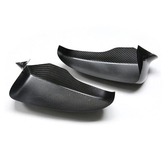 100% Carbon Fiber Add-on Side Mirror Caps Trim For BMW M5 F10 2012-2016 F12 M6