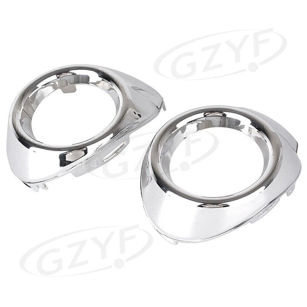 Front Fog Light Cover Bezels Trim Silver for Ford Focus (2012-2013)