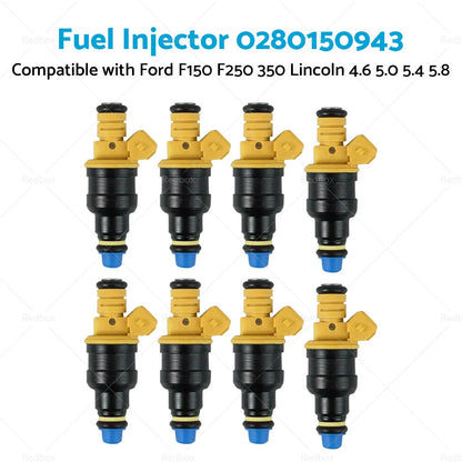 Fuel Injector  0280150943 for Ford F150 F250 F350 Lincoln 4.6 5.0 5.4 5.8