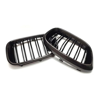 Real Carbon Fiber Front Bumper Grille Mesh Trim for BMW X3 G01 X4 G02 2018-2021