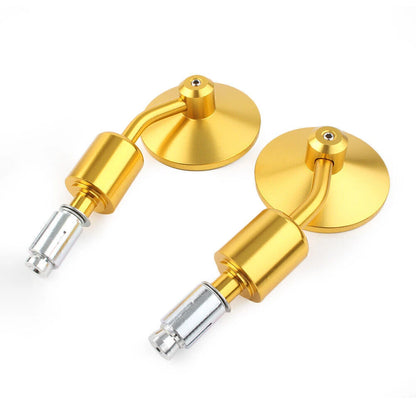CNC Round 7/8" Bar End Mirrors 2pcs for Universal Motorcycle (No Year)