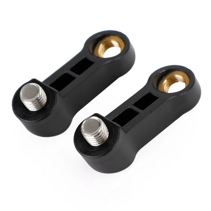 M10 x 1.5mm Plastic Extension Mirror for Motorcycle Right Hand Thread