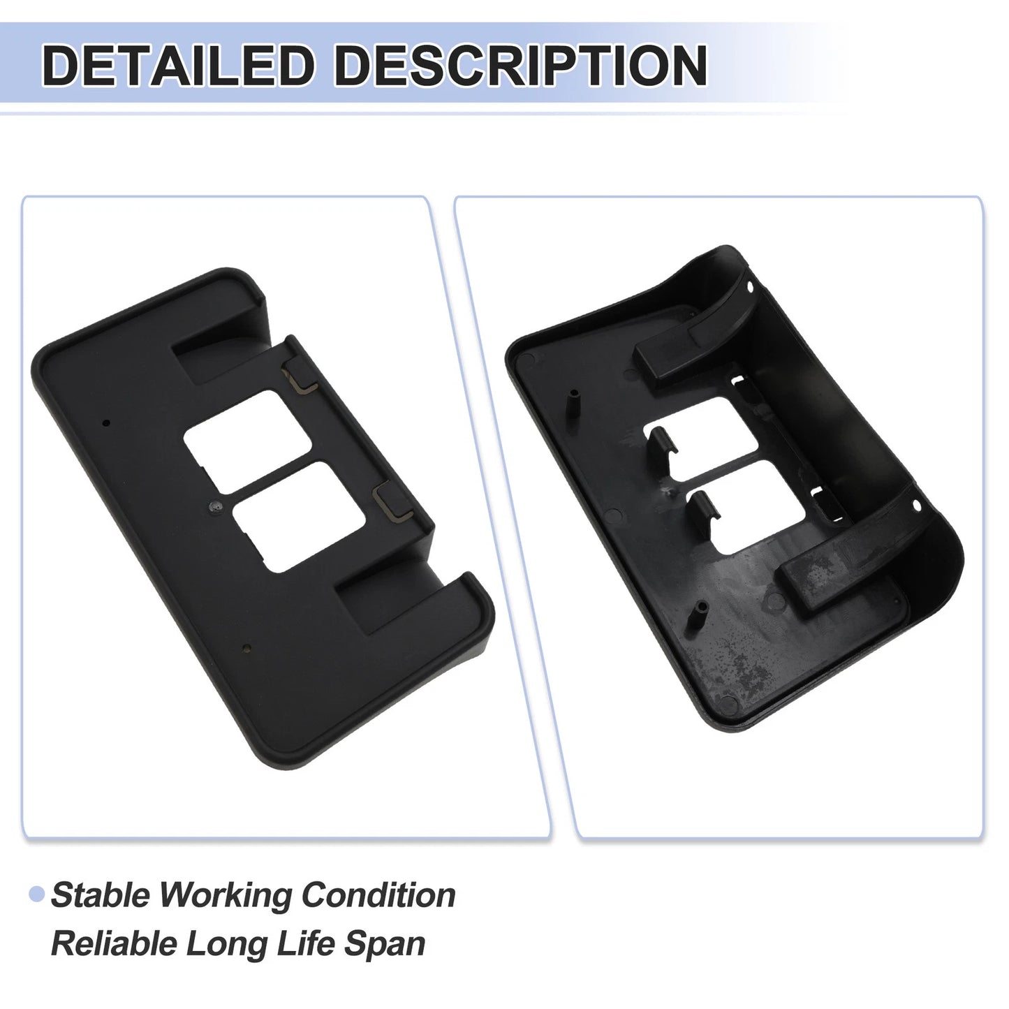 Front License Plate Mounting Bracket for Ford Super Duty F250 F350 F450 (2005-2007)