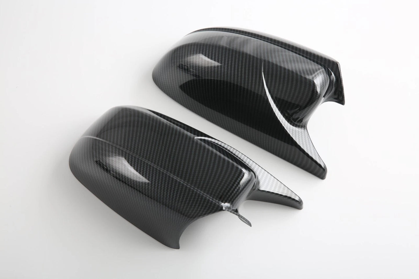 Side Door Mirror Lid Cover Trim Carbon Fiber Look for Dodge Charger (2016-2021)