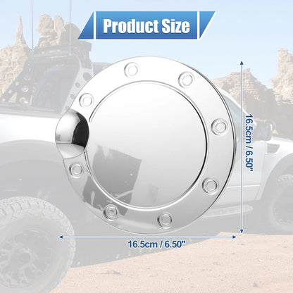 Fuel Tank Cover for Ford F-150 (2015-2020) Silver Tone