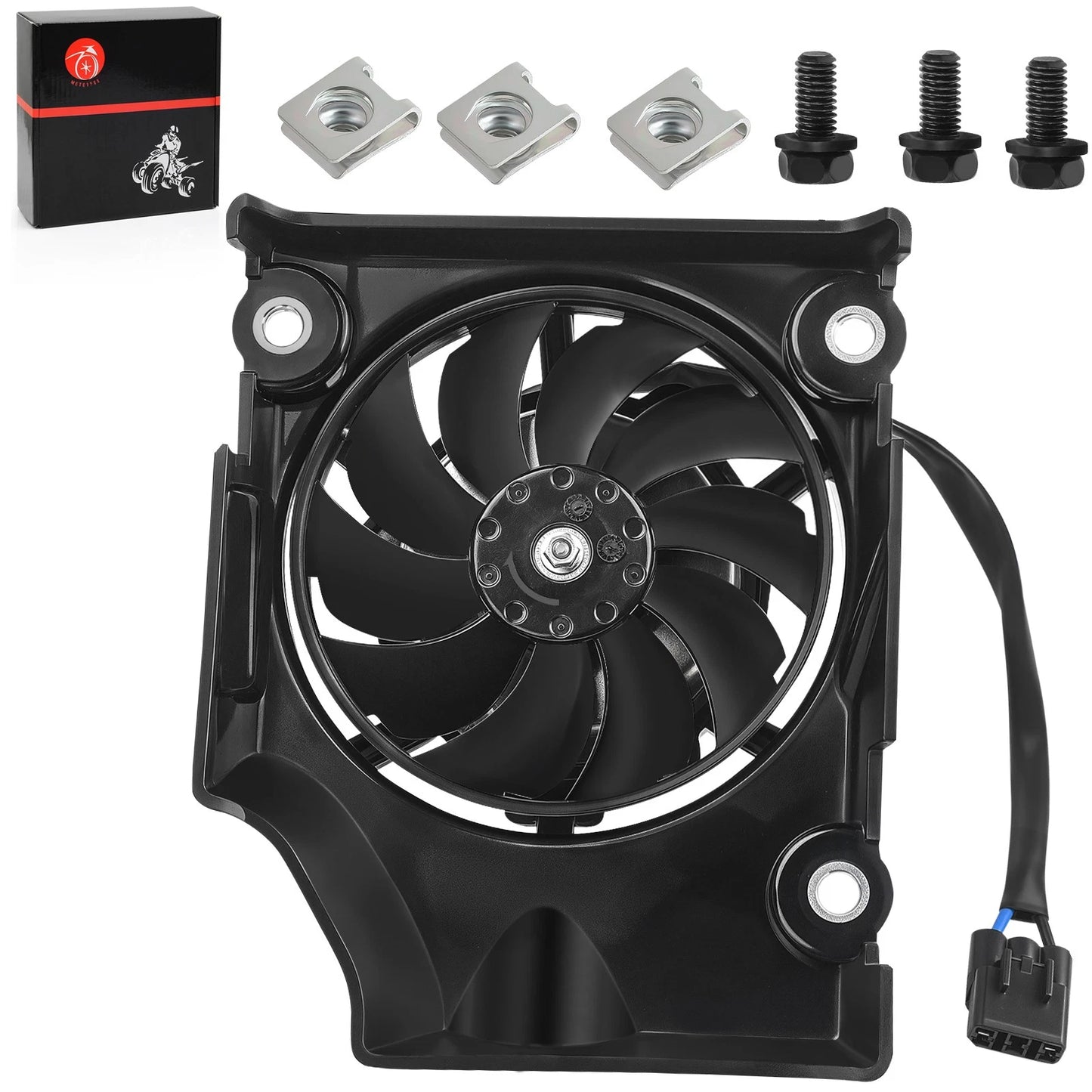 Radiator Fan Kit for Yamaha YZ450FX/WR450F, YZ250FX/WR250F (2015–2019)