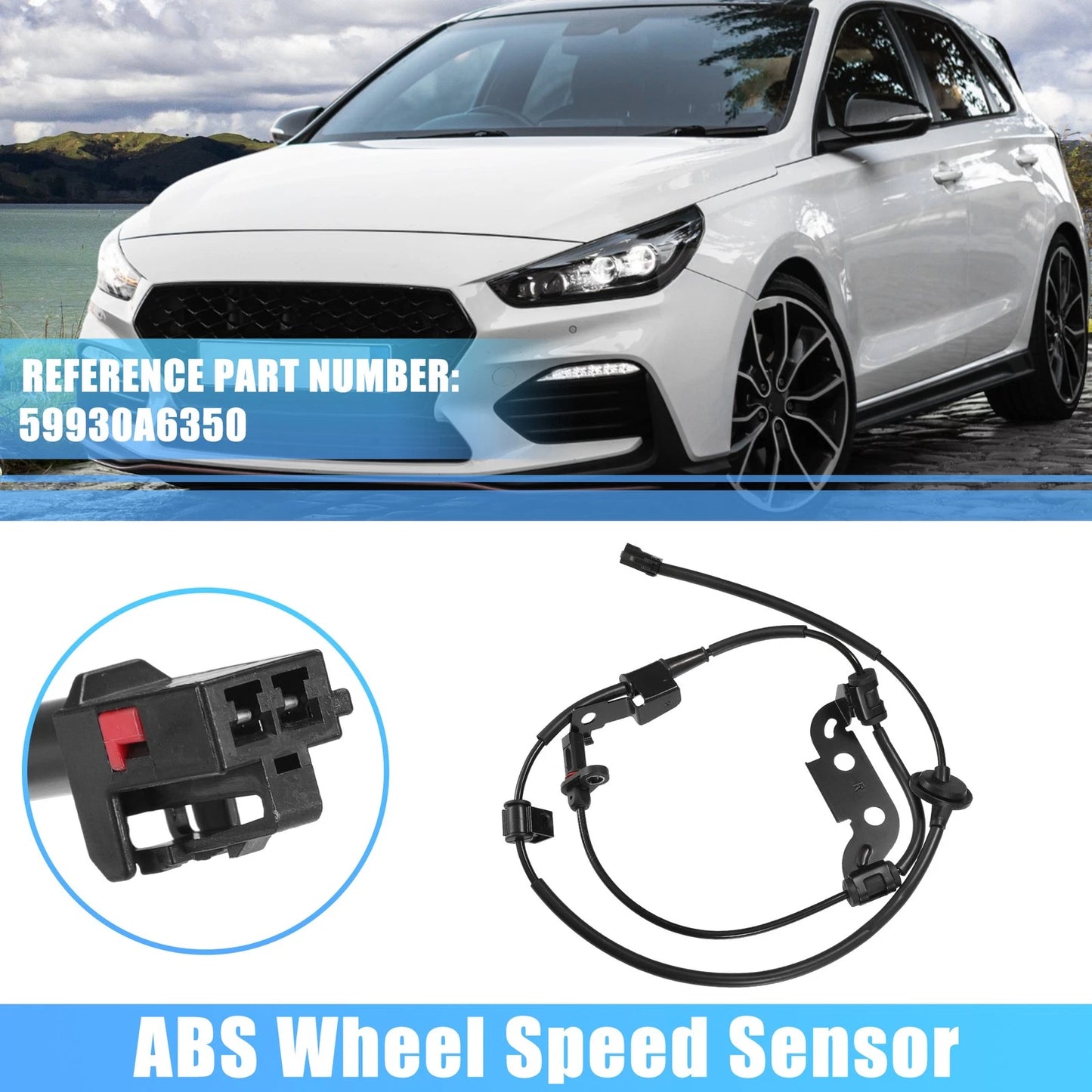 Rear Right ABS Wheel Speed Sensor for Hyundai I30 (2012-2018)