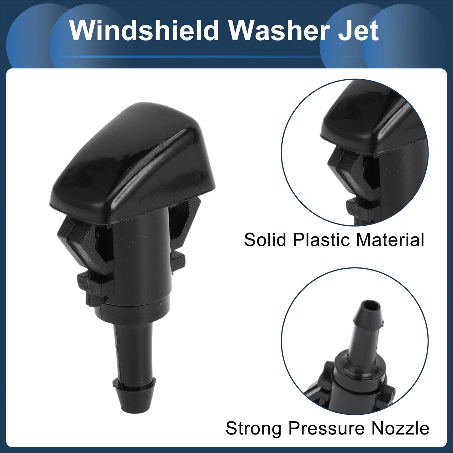 Windshield Washer Nozzle & Hose Connector for Jeep Patriot (2007-2017)
