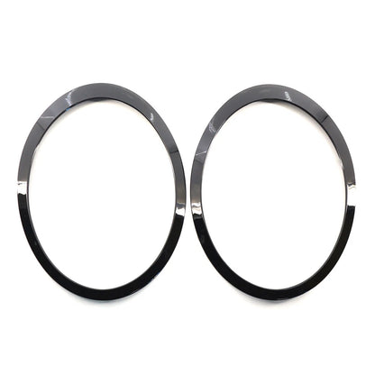 Glossy Black Headlight Trim Rings for Mini Cooper R55 R56 R57 R58 R59 (2007-2015)