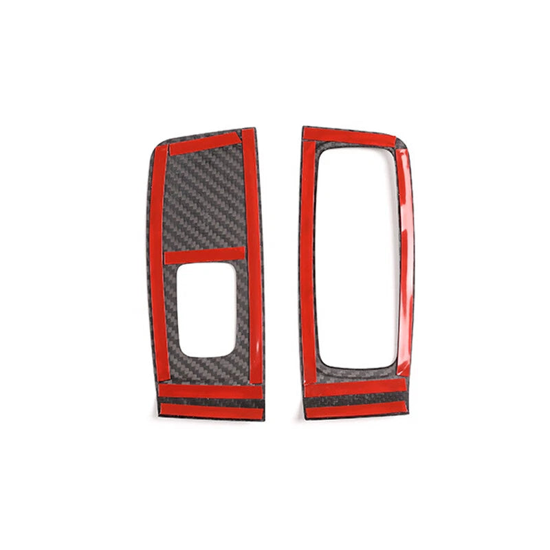 Real Carbon Fiber Window Switch Button Cover Trim Fit For Porsche 911 2019-2020