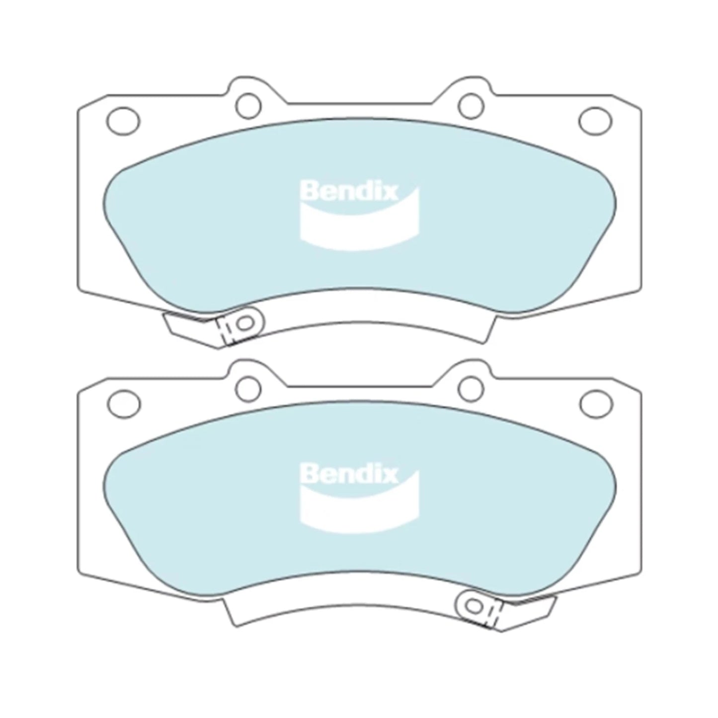 4WD Front Disc Brake Pad Set for Toyota Hilux (2012–2015)