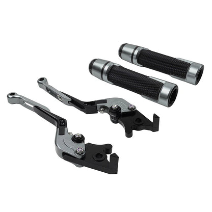 Titan Extendable Brake Clutch Levers Grips Set for BMW F650GS (2002-2007)