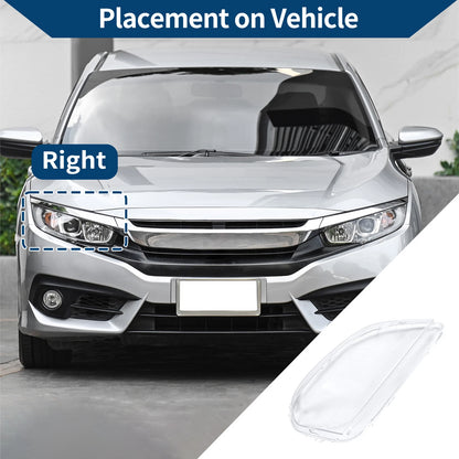 Front Right Headlight Lens Cover for Mercedes-Benz ML350 (2006-2011)