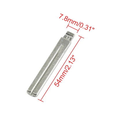 5 x Metal Uncut Emergency Remote Key Blank Blade for Toyota