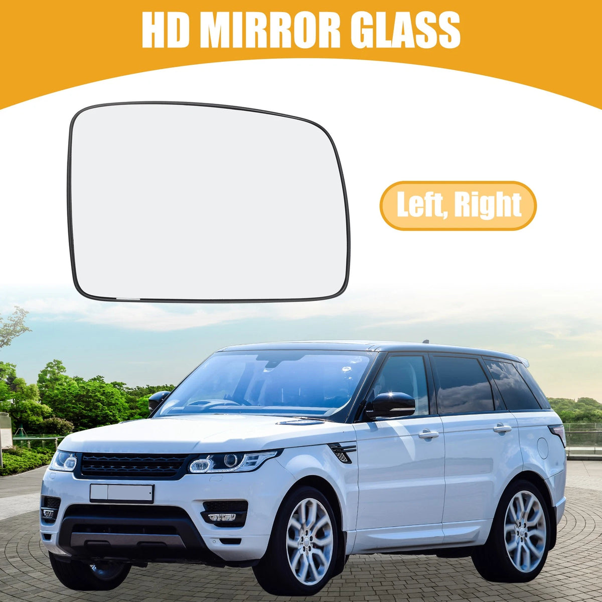 Rear View Mirror Glass Pair for Land Rover Range Rover Sport (2005-2013)