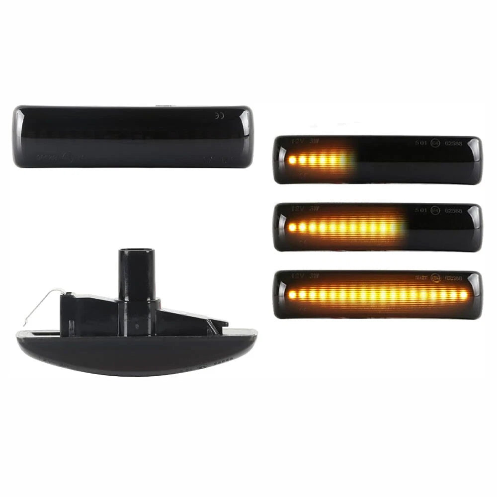 Smoke Lens LED Side Marker Lights for Land Rover LR2 LR3 LR4 (2008-2016)